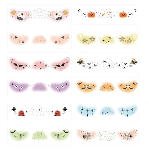 ハロウィン 顔 シール ハロウィン シール フェイス
