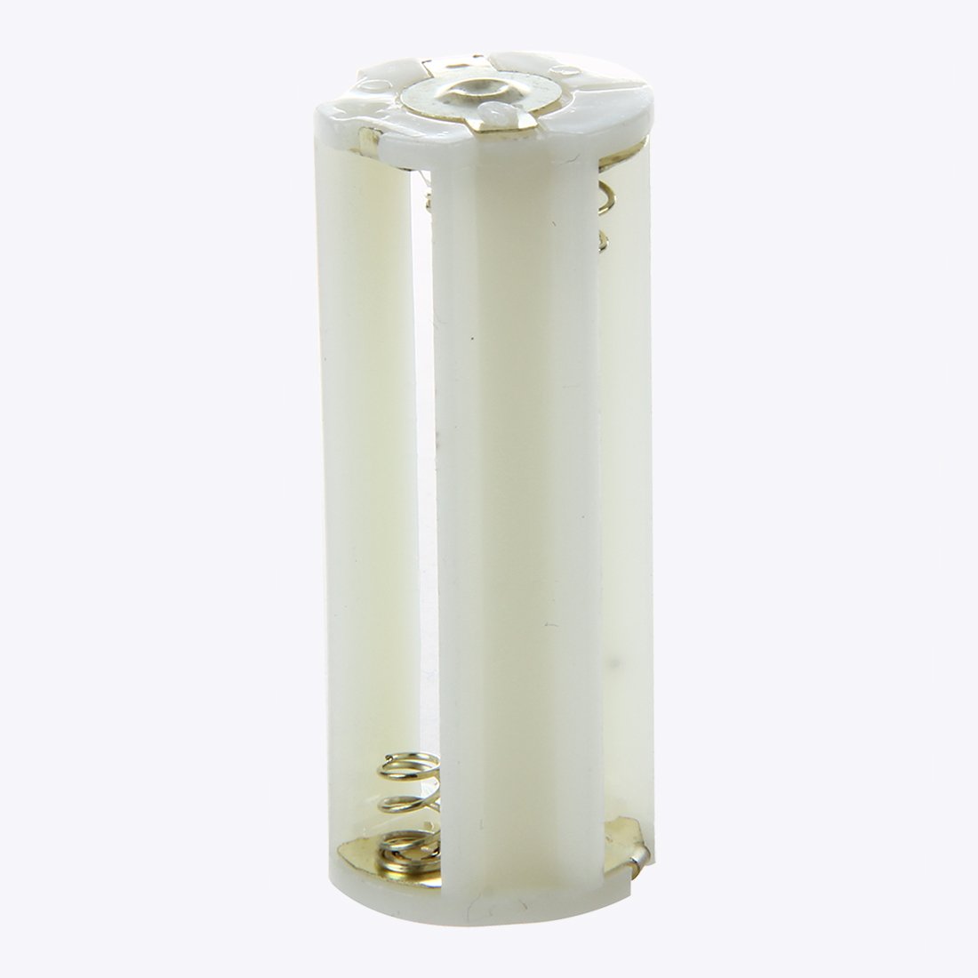 Lot De 5 Supports Pour Piles AAA – Boîtier Cylindrique Pour Lampe De Poche DIY – 4,5V – Blanc/argent - 7