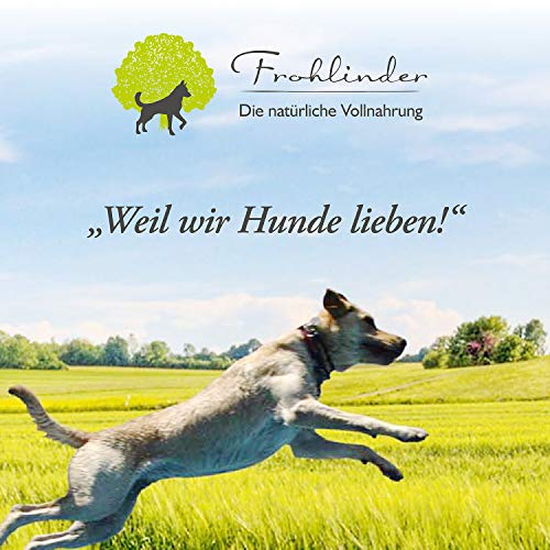 Frohlinder Hundewurst Klassik | Vollnahrung für Hunde mit normalem Bewegungsdrang ab dem Welpenalter | Eigenherstellung aus Deutschen Produkten | 100% natürliche Zutaten ohne Zusatzstoffe