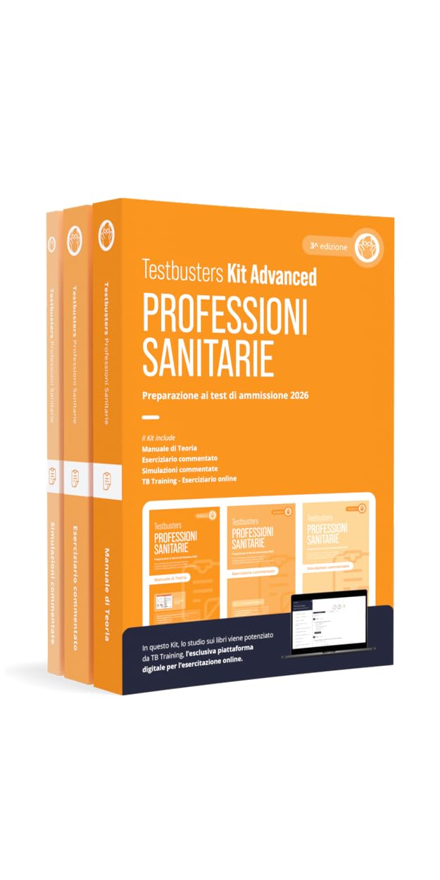 Testbusters Professioni sanitarie 2026. Kit advanced. Con simulatore online