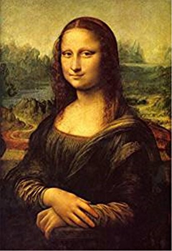 Wowdecor Paint by Numbers Kits for Adults Kids, Number Painting - Da Vinci Mona Lisa's Smile 16x20 inch (Frameless)