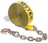Mytee Products (10 Pack) 2 in. x 30 ft. Winch Strap with Chain Anchor Extension...