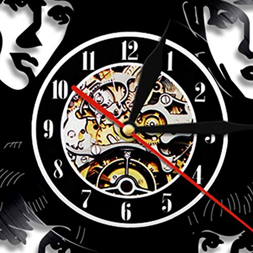 Horloge Murale Disque Vinyle Horloge Murale Creative l’horloge Murale silencieuse décoration modèle de série Beatles… - Les Beatles, Paul McCartney, John Lennon, RIngo Starr, George Harrison Horloge Murale Disque Vinyle Horloge Murale Creative l'horloge Murale silencieuse décoration modèle de série Beatles… – Image 3