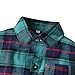 Boys Girls Flannel Shirts Plaid Shirt Long Sleeve Button Down Dress Shirt for Holiday
