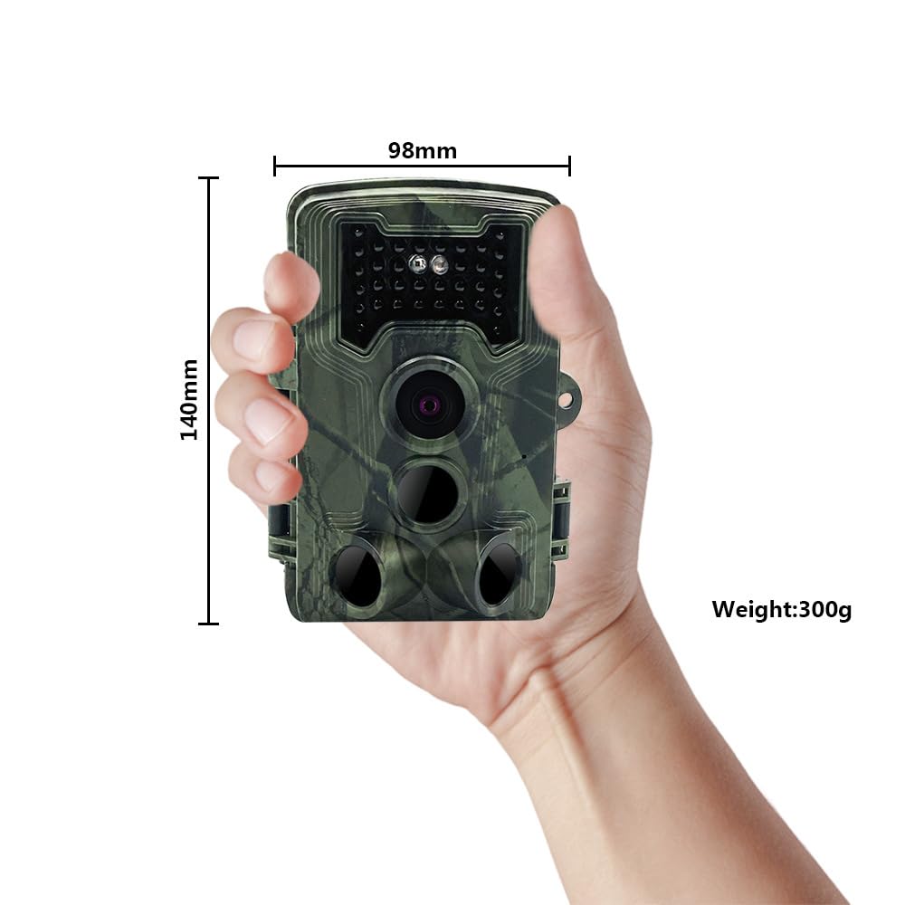 snapbuy 48 Megapixel Wildkamera mit exzellenter Nachtsicht/Schnelle Auslösegeschwindigkeit/Bewegungsmelder / 120° Erfassungswinkel/Integrierter 2,4"-Farbbildschirm