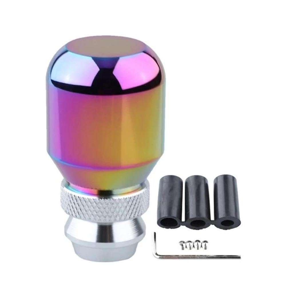 Hyasdbwe Chrome Gear Shifters Knob Manual Automatics Gear Shifters Knob Shifters Lever Car Modification Gear Shift Handball Gear Shifter Parts(Chrome)