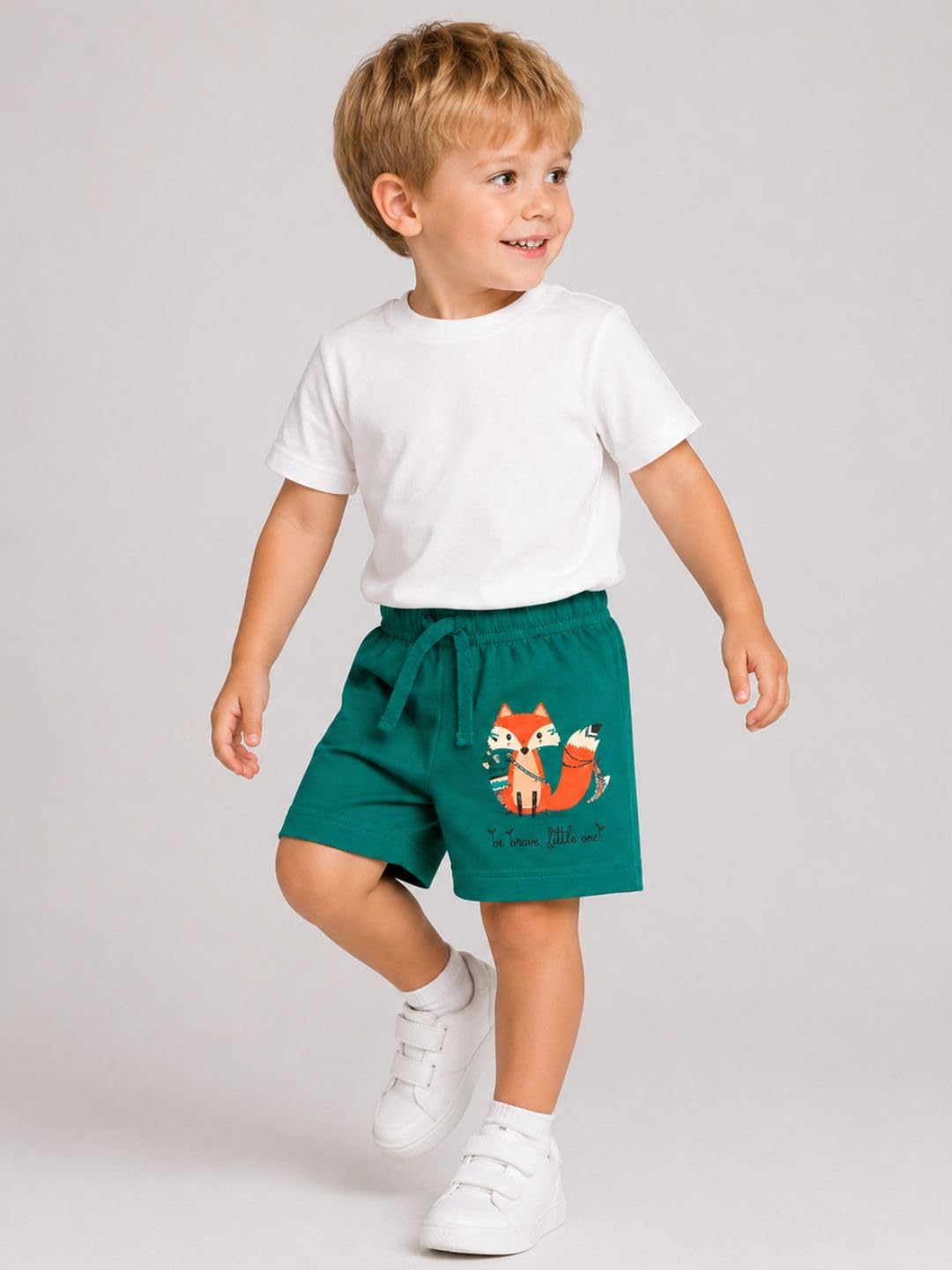 TotzTouch Baby Boy's Regular Shorts (Pack of 5) (TT01 Shorts 5pcs Set 2 to 3_Multicolored_2-3 Years) 3