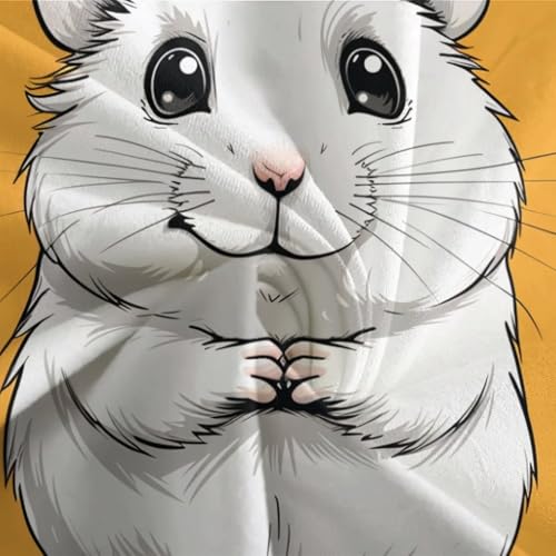 Parure de lit hamster 3D housse de couette 200x200 microfibre lit double - 7