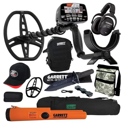 Garrett at MAX Metal Detector with MS-3, Pro-Pointer at Z-Lynk, Carry Bag & More (Pack 1)