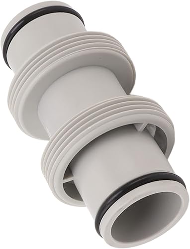 Miniatura 4 de Adaptador de manguera de piscina, conector de manguera de piscina de junta recta doble antifugas de 1.5 a 1.5 pulgadas para