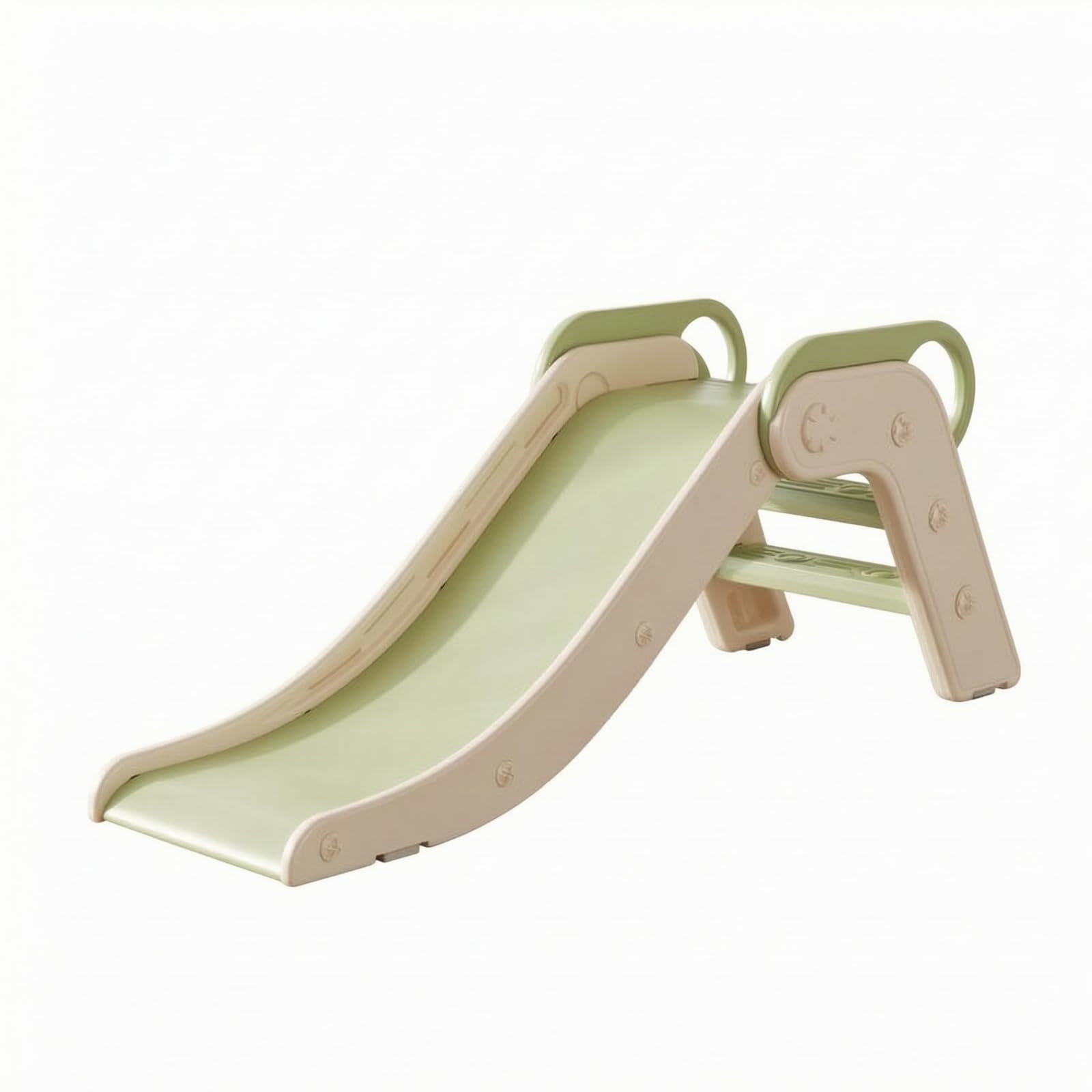 Almencla Kinder Rutsche Klappbare Spielzeug Indoor Faltbare Rutschbahn HDPE Struktur für Kinderzimmer Wohnzimmer Tägliche Nutzung 123x42x50cm