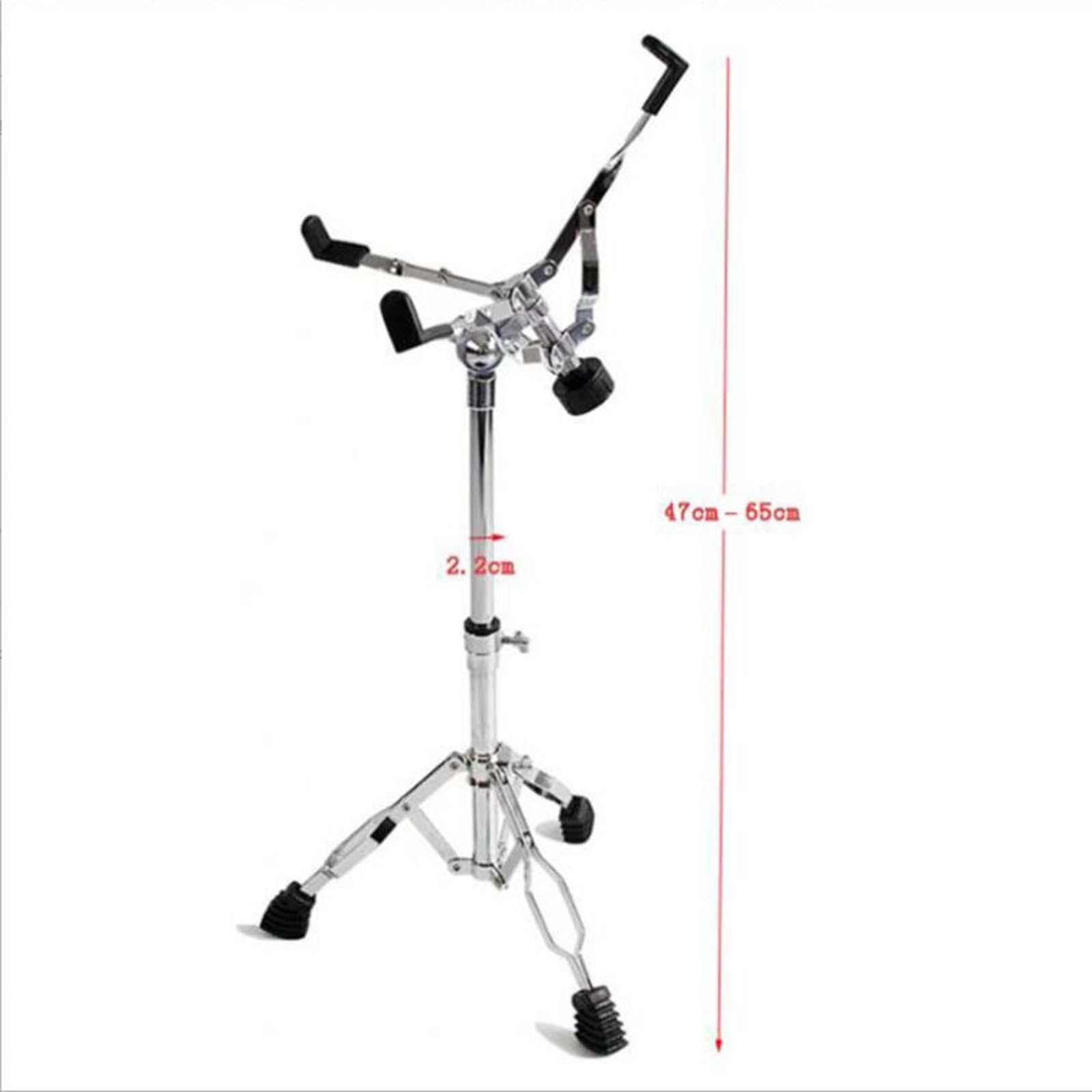 Supporto per rullante, supporto per pad per batteria, staffa per batteria, manopola regolabile, supporto per strumenti, staffa triangolare per sala da