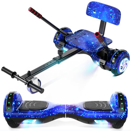 Scooter with Seat Attachment for Kids Adults, 6.5'' 8.5''Balancing Scooter with...