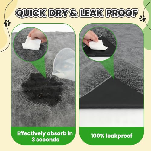 Image of Charcoal XL Dog Pee Pads 34 inchx28 inch 100 Count Puppy Training Pads
