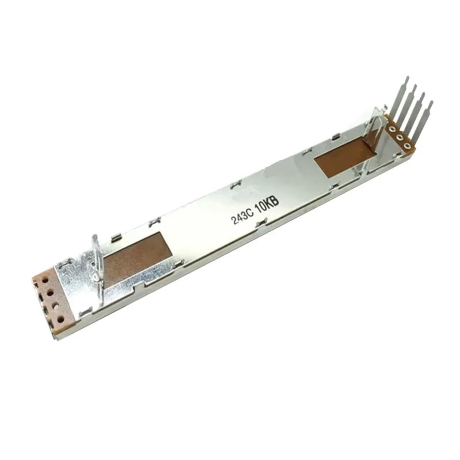 Lot de 10 potentiomètres de fader B10K, course 100 mm, QU32 GLD80, 128 mm, 4 broches (sans moteur)