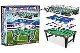 ✅ Material: la estructura de todas las mesas está fabricada en madera, permite jugar en una superficie estable y resistente durante mucho tiempo durante el juego.