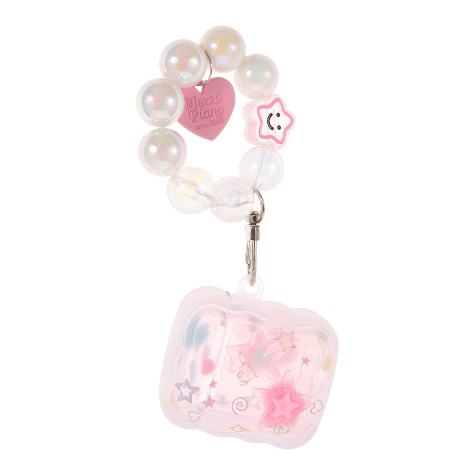 ARTIBETTER Estuche Elegante para Auriculares con Diseño De Flores Y Cuentas 5 Unidades Funda Protectora Resistente para Mujer