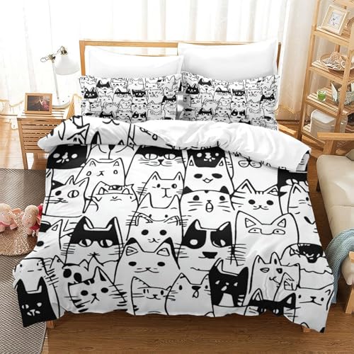 Linge de Lit Chat Astronaute Hypoallergénique pour Garçon - 3