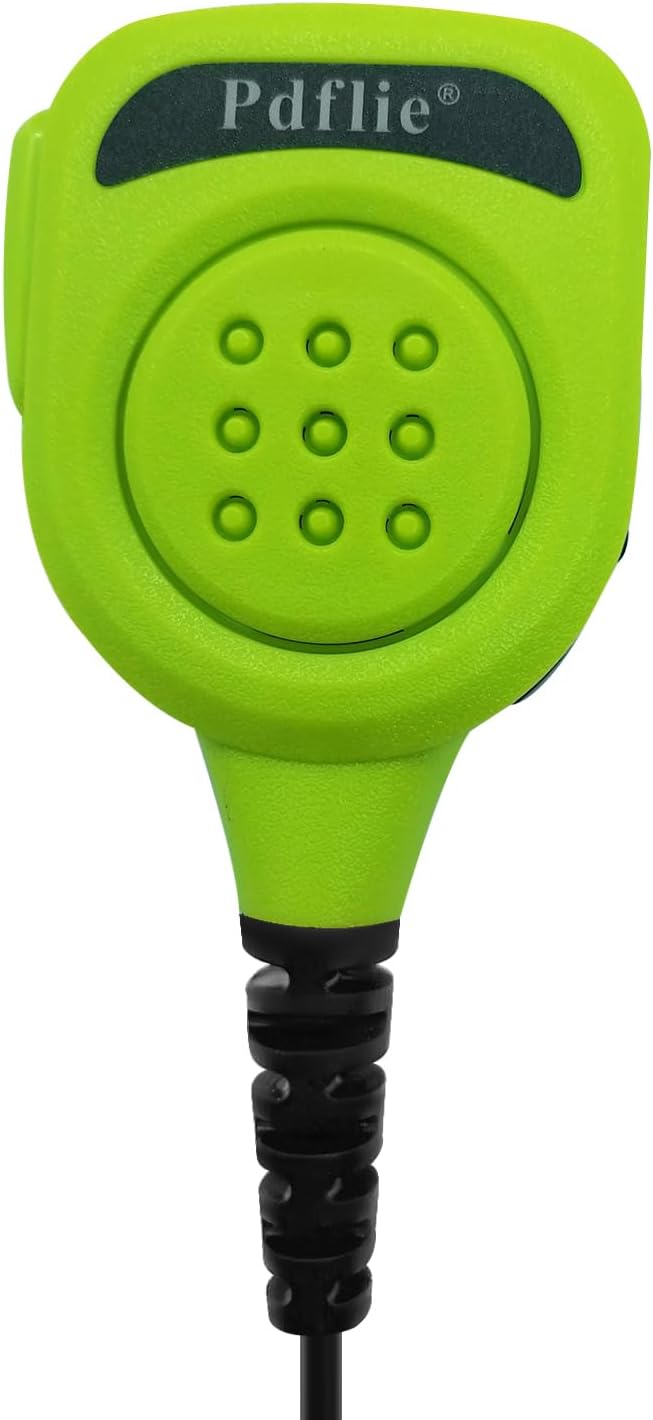 IP65 Waterproof Shoulder Mic with 3.5mm Audio Jack for Motorola Mag One BPR40 CLS1110 CLS1410 CP185 CP200 CP200D DLR1020 DLR1060 DTR650 DTR700 RDM2070D RDU4100 Radios