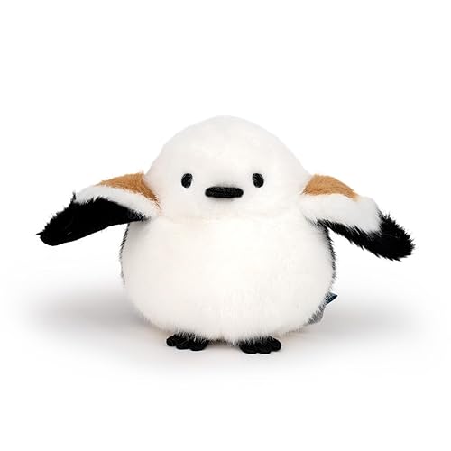 Adorlynetty Bird Stuffed Animal Cute Bird Plush Bag Pendant Simulation Toys for Kids Pendant Doll Birthday Gift Decoration(Linnet Plush) - Linnet