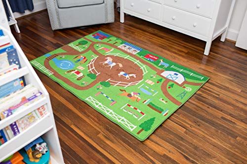 image for Wildkin Kids Educational Play Rug for Boys and Girls, Features Skid-Pr