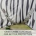 Schneiders Zebra Horse Fly Sheets - Euro Surcingle - Size 84 - UV Protection - Fly Deterrent - SilverTek Technology - Reflective Stripes - All Breeds - Polyester Mesh