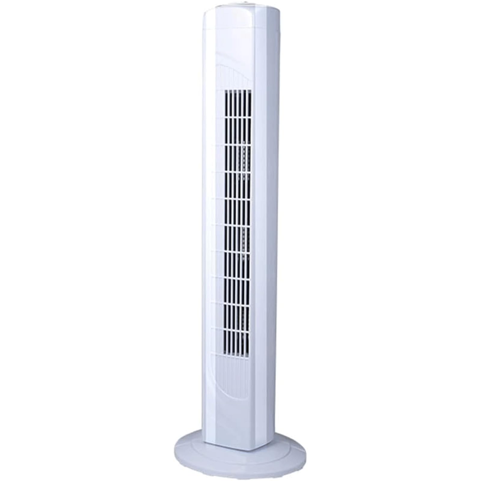 ZUMAHA Abanico Ventilador de Torre con 3 configuraciones de Velocidad, Ventilador oscilante con Suministro de Aire de Gran Angular de 70°, Ventilador de pie sin aspas Familiar