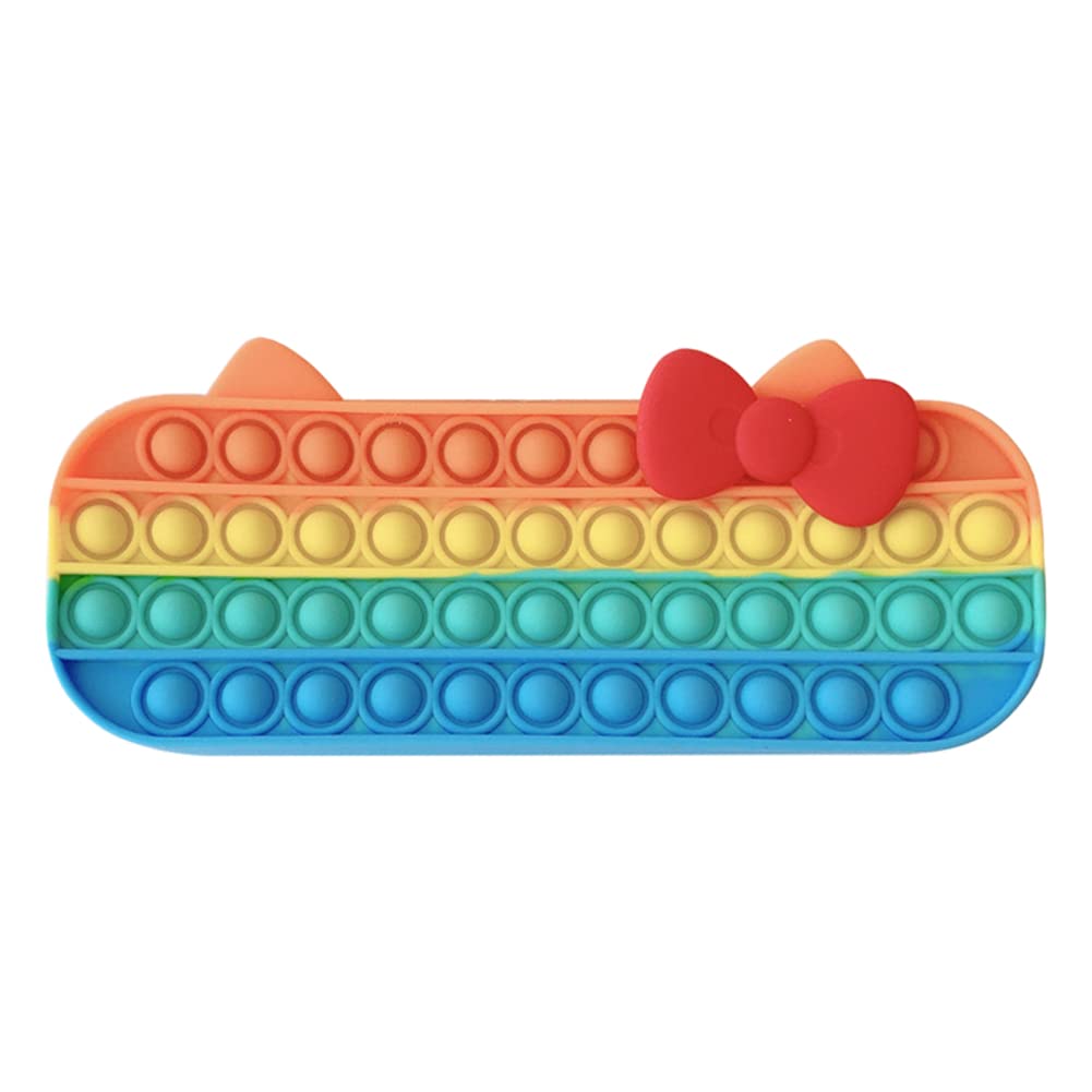 スクイーズ玩具　筆箱　カラフル　ペンケース　 ねこ　シリコン Amazon.co.jp: スクイーズ玩具 ペンケース ねこ 筆箱 多機能ポーチ