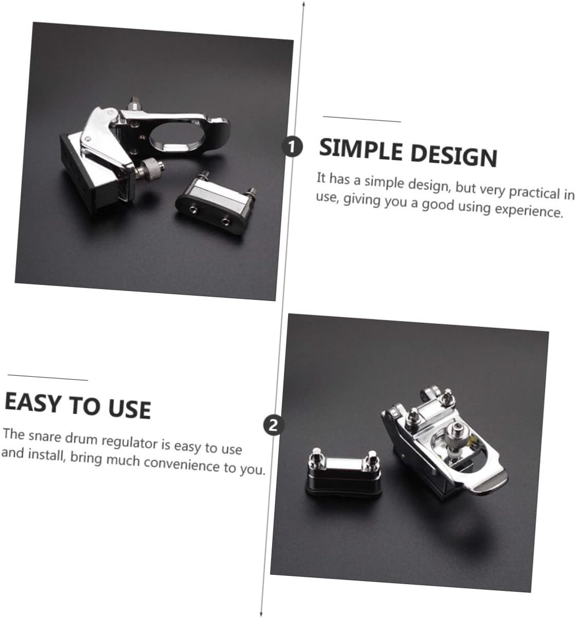 Drum Adjuster Tool for Snare Drum WC59 Throw Off Butt End Regulator Wire Strainer Adjustable Mechanism