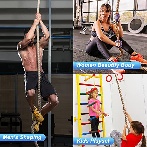 Keepark Climbing Rope, 1.5 Inch In Diameter, No Mounting Bracket Included, Length Available 15Feet #TOP4