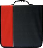 (1) CD / DVD Binder - 360 Capacity - Black & Red- #2-CRY-E360RD