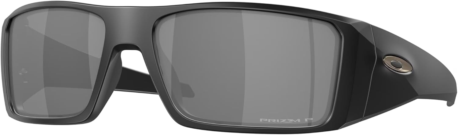 OAKLEY Heliostat OO9231 Rectangular Sunglasses for Men+ Bundle Accessory Leash Kit, Microfiber Pouch