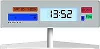Vista 1 de NEWGATE Supergenius - Reloj despertador LCD moderno, reloj de noche, reloj de escritorio, reloj digital, despertador digital, accesorios
