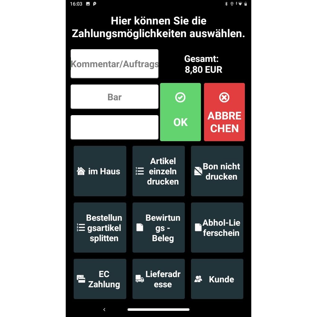 Mobile Kasse für Einzelhandel & Imbiss – Handel Kassensystem mit EXPRESSKasse X3, TSE-konform, ohne Abo, für Laden, Marktstand, Friseursalon, Nagelstudio