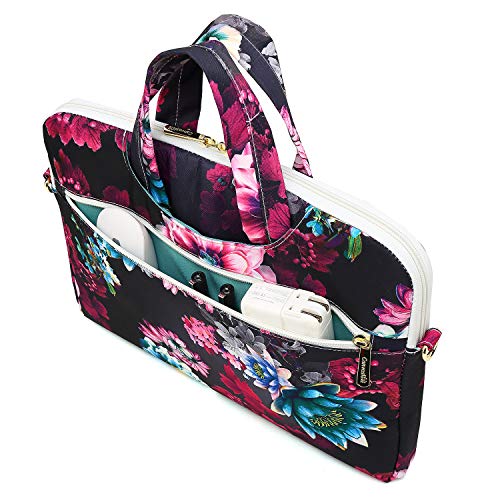 image for Canvaslove Color Lotus Water Resistant Light Weight Laptop Shoulder Me