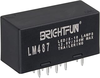 Hazard Warning and Turn Signal LED Flasher Relay Module, Fix Hyper Flash Created by LED Bulb Replacement, Replace LM487 10383321 15231201