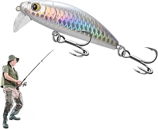 1 Pieza Señuelos De Pesca Que Se Hunden, Señuelos Pesca, 7.5G Plantillas De Cebos De Pescado Giratorios Duros De Metal Para Perca De Trucha Lucio De Lubina De Salmón