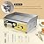 Dyna-Living Commercial Electric Griddle 22'' Stainless Steel Countertop Griddle 3000W 110V Flat top Grill Electric for Home Kitchen, Restaurant, 122~572? Temperature Adjustable