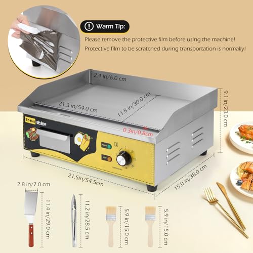 Dyna-Living Commercial Electric Griddle thumbnail 2