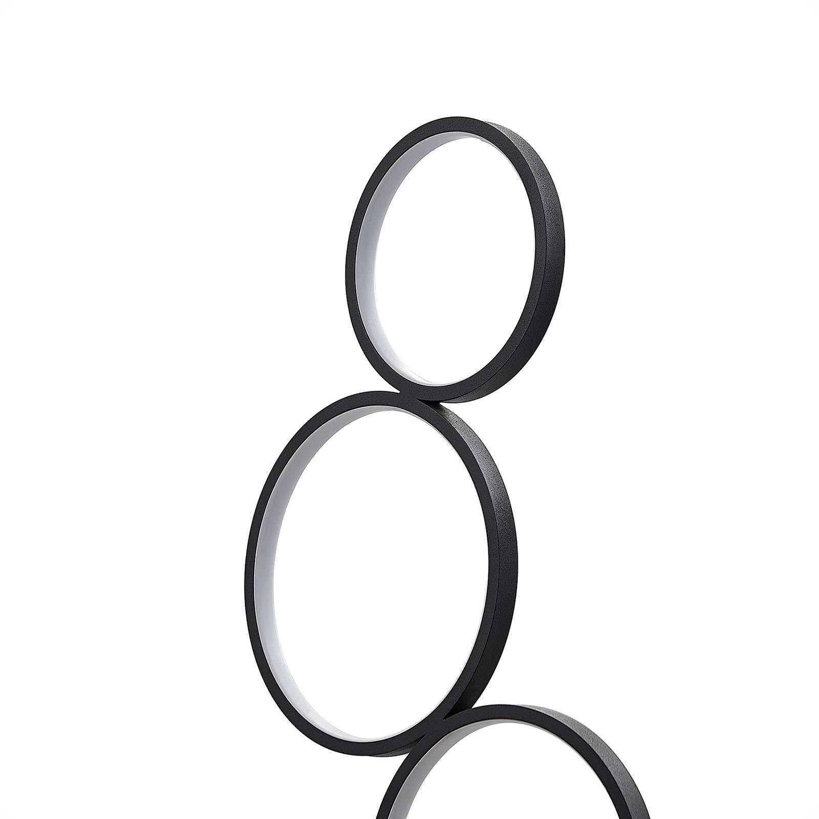Lindby Lampada LED da terra (Moderno) colore Nero, in Metallo ad es. Soggiorno & Sala pranzo lampadina inclusa lampada