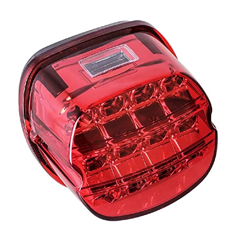 Luz traseira LED Luzes traseiras da motocicleta Luz de condução de freio para Harley Dyna Road King