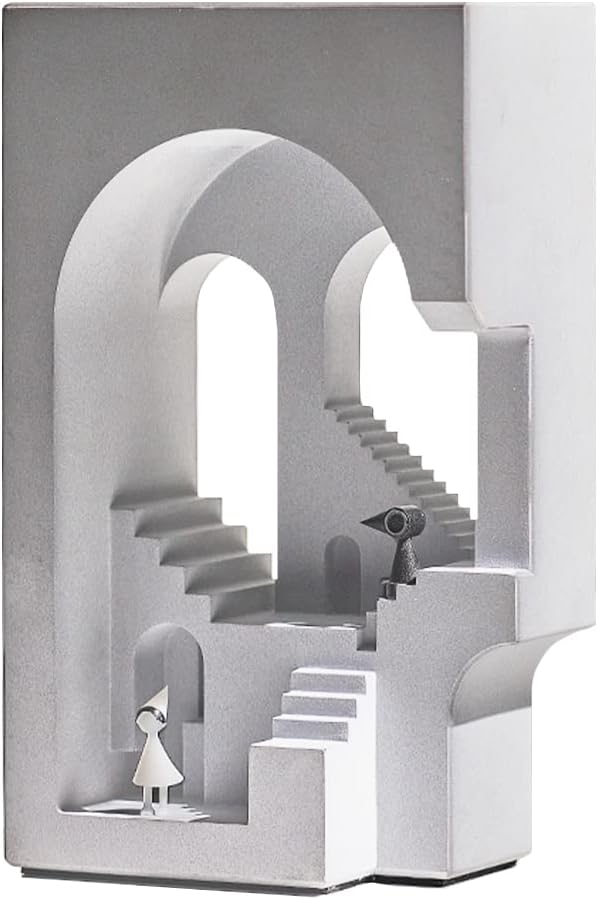 EGEN LED Desk Decor Lamp Monument Valley Game Scene with Two Characters Firgure Powered by USB Home Decor Nightlight, Bedside for Gift