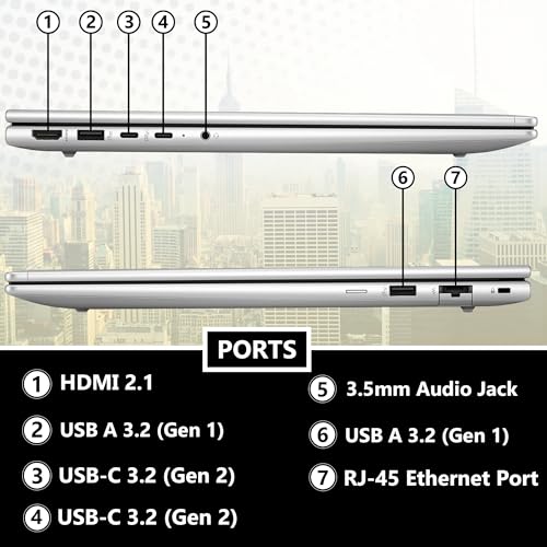 Image of HP ProBook 460 G11 16 inch IPS WLED WUXGA Display Laptop, Intel Core Ultra 7 155U, 16GB RAM 1TB SSD, Backlit Keyboard, Fingerprint Reader, Wi-Fi 6E, Bluetooth 5.3, Windows 11 Pro, Pike Silver