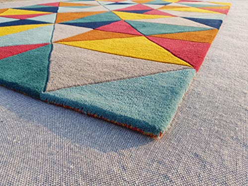 Image of Soft Pure Woolen Modern Collection Tufted Carpet for Living Room,Bedroom'Kitchen and Hall (9 X 12) Feet