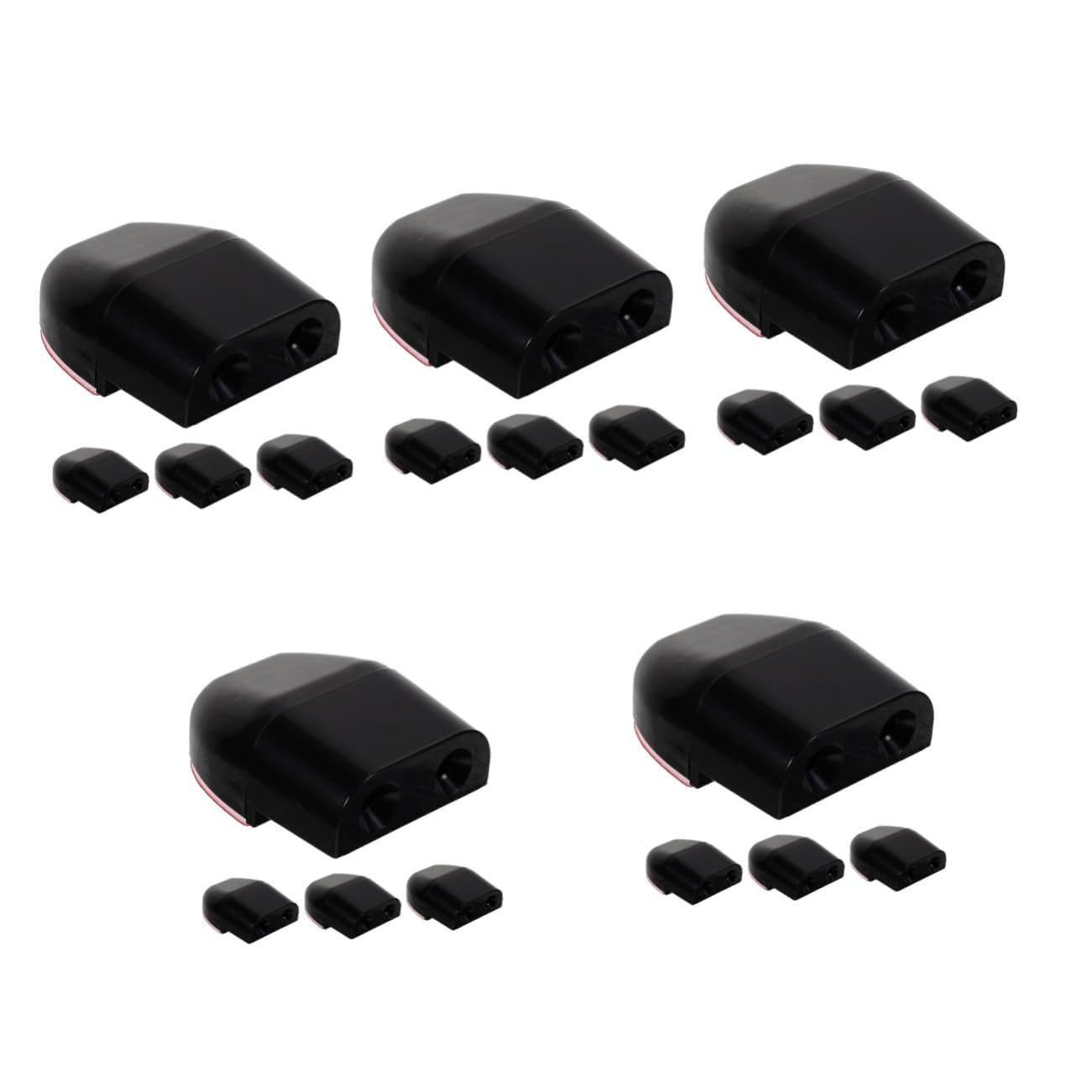 Alipis 5 Ensembles Sifflet Anti-cerf Siffler Avertissement De Cerf Dispositif D'avertissement De La Faune Sifflet De Cerf Pour Véhicules Sifflet D'avertissement Abdos Noir 2 Paires*5