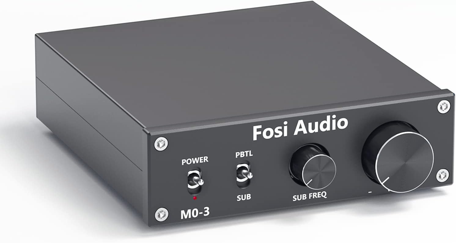 Fosi Audio M03 Amplificateur Subwoofer 300 Watt Mini ampli Audio Mono