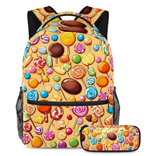 Sac à dos compartimenté pour éviter le désordre scolaire avec sa trousse assortie
