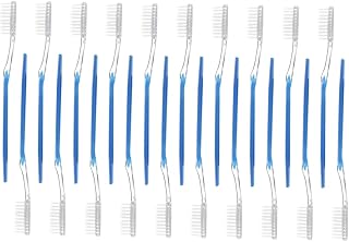 SECFOU 50Pcs Escova De Dentes Descartável Escova De Dentadura Para Gengivas Sensíveis Escova De Limpeza De Dentes Escovas De Dentes Amigáveis Extra Macias Escovas De Dentes De