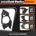 Aspaton Fog Light Bracket Driver and Passenger Side Compatible with CR-V 2012-2014 33961T0AA00 33966T0AA00 HO2602102 HO2603102