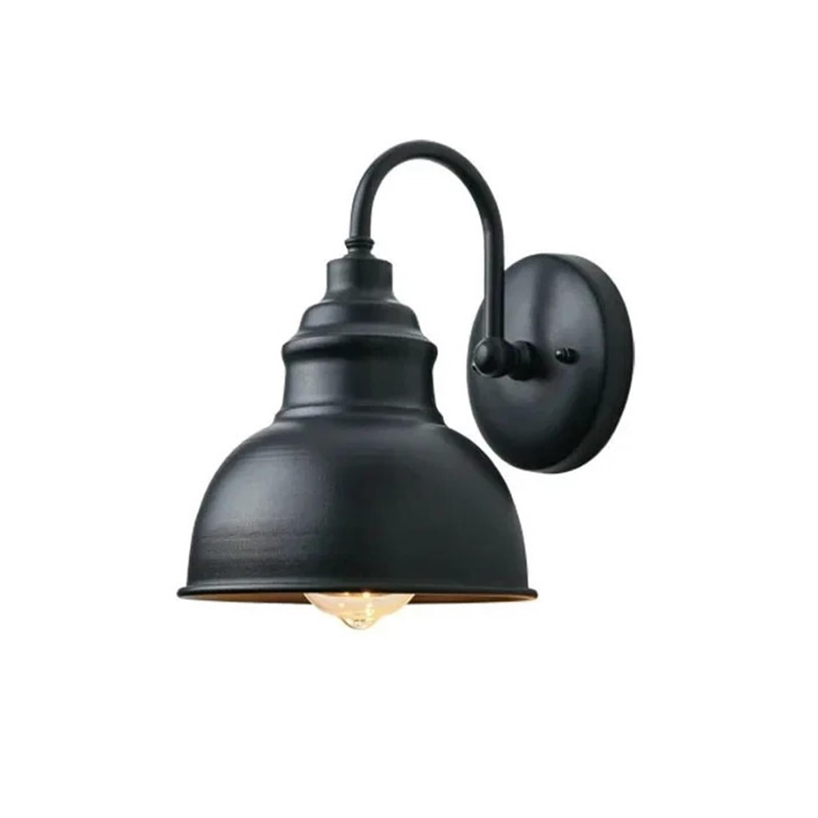 Lampe d'extérieur imperméable rétro en cuivre pour éclairage mural de cour et jardin d'une villa